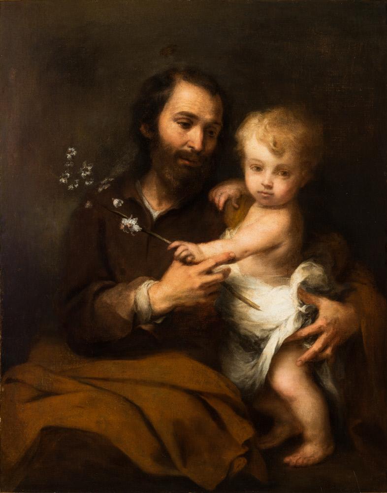 Murillo Saint Joseph and the Christ Child ca. 1670 75